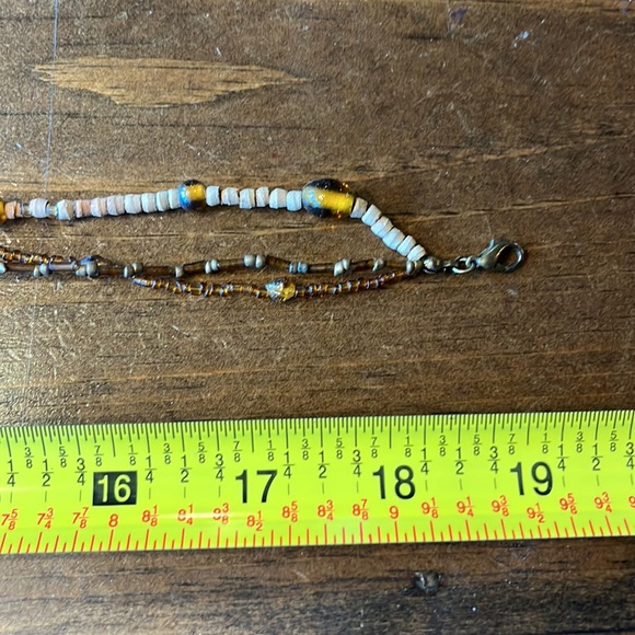 Brown beaded necklace. Worn several times. Listing #7022 - Picture 11 of 11